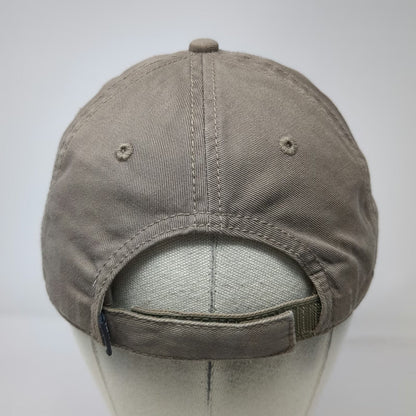 Ouray Baseball Cap Brown One Size Skidmore 1903 Logo Patch Cotton Strapback Hat