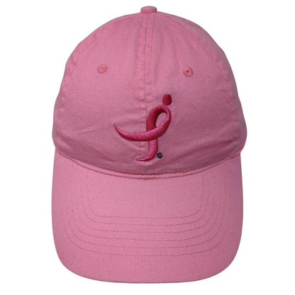 NAPA All Out For The Cure Strapback Hat Pink One Size Adjustable Embroidered