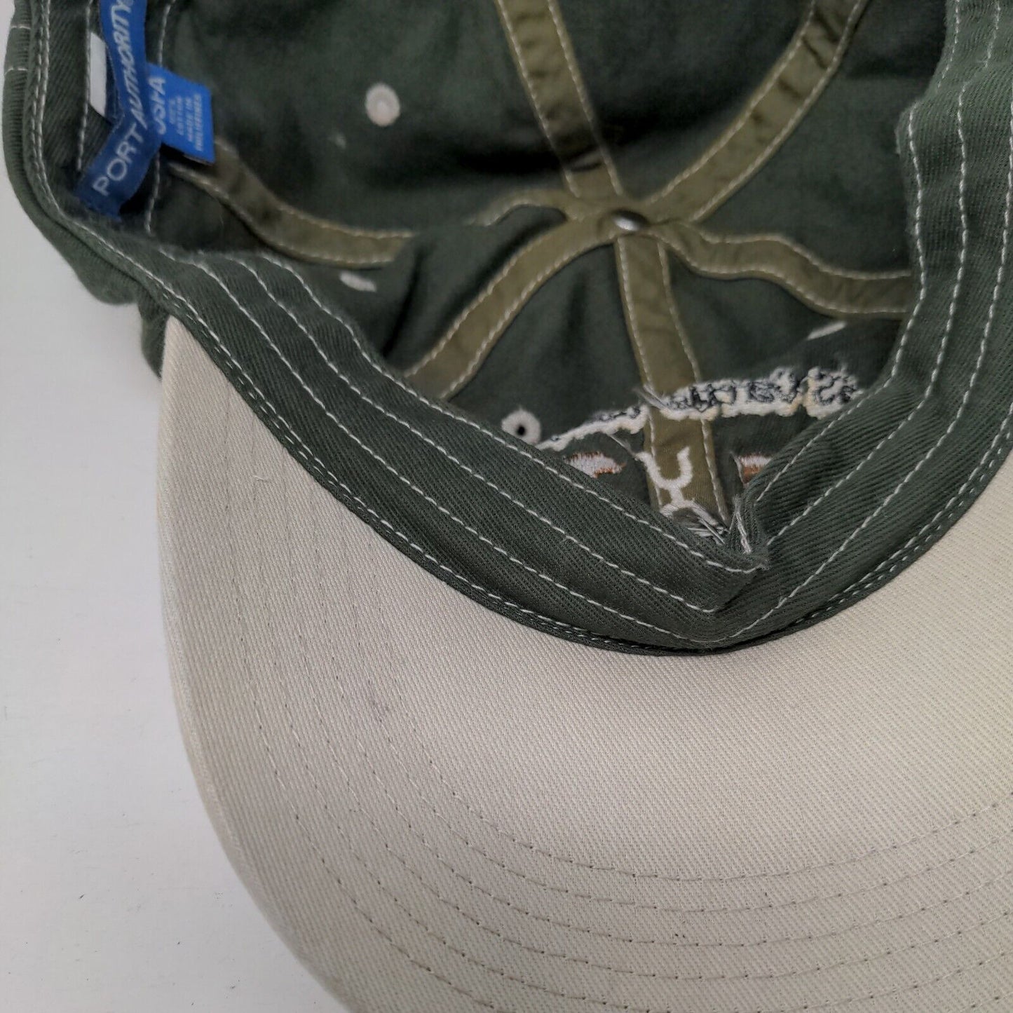 SS Cattle Company Cambridge Idaho Strapback Hat Green OSFA Port Authority Cotton