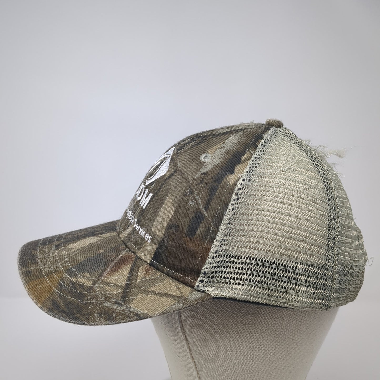 ADM Crop Risk Services Snapback Trucker Hat Multi One Size Mesh Back