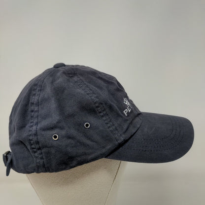 Peter Millar Slideback Hat Blue One Size Embroidered Adjustable Vent Holes