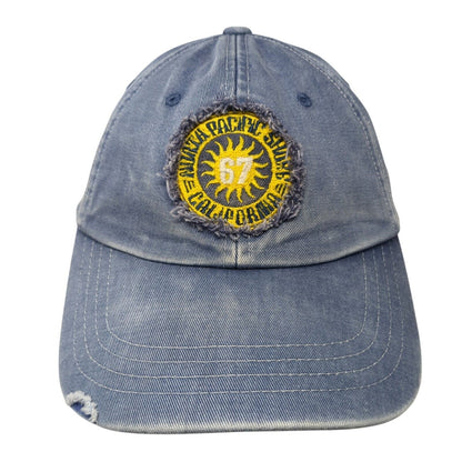67 Pacific Shore California Strapback Hat Blue S/M Adjustable Old Navy