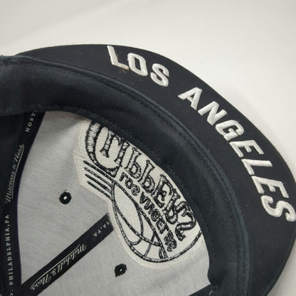 Mitchell & Ness NBA Los Angeles Clippers Snapback Black One Size Flat Brim Hat