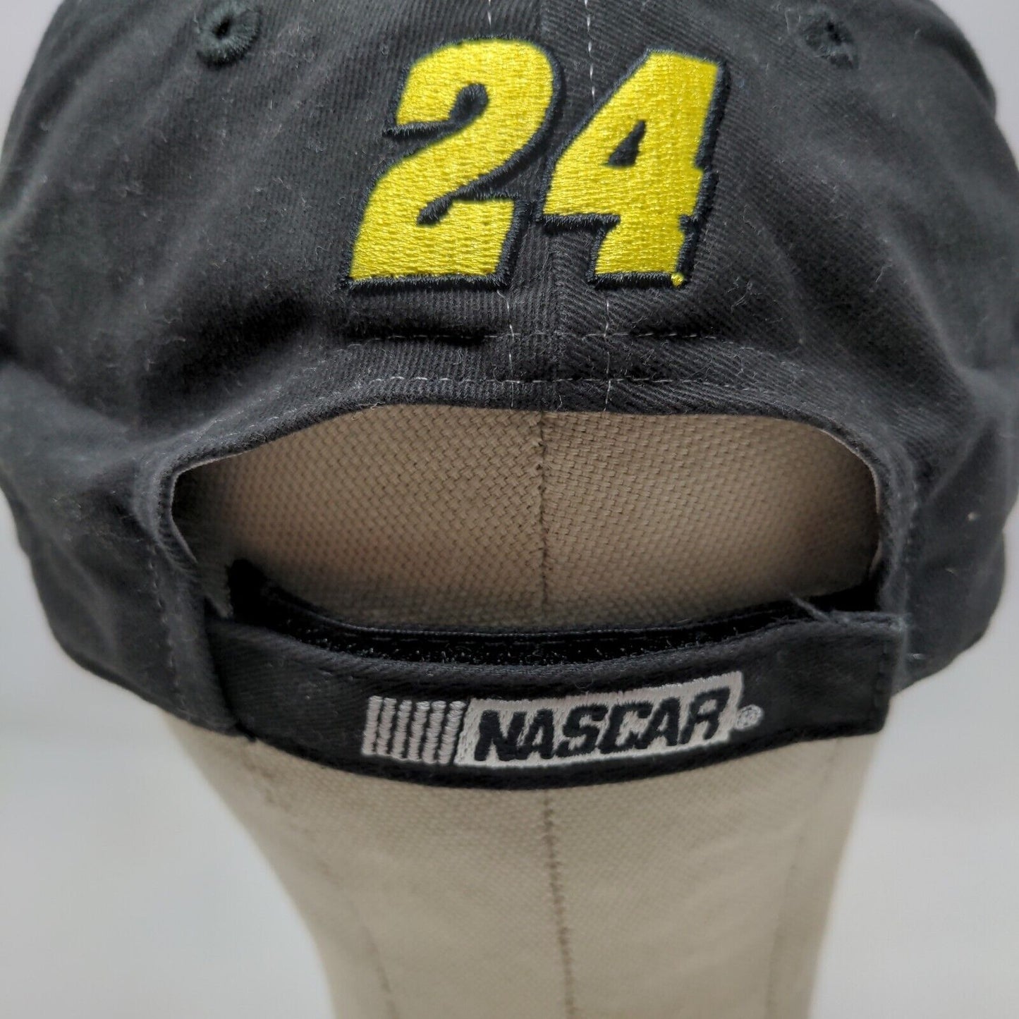 NASCAR Du Pont Motorsports Men's Strapback Hat Black #24 Jeff Gordon