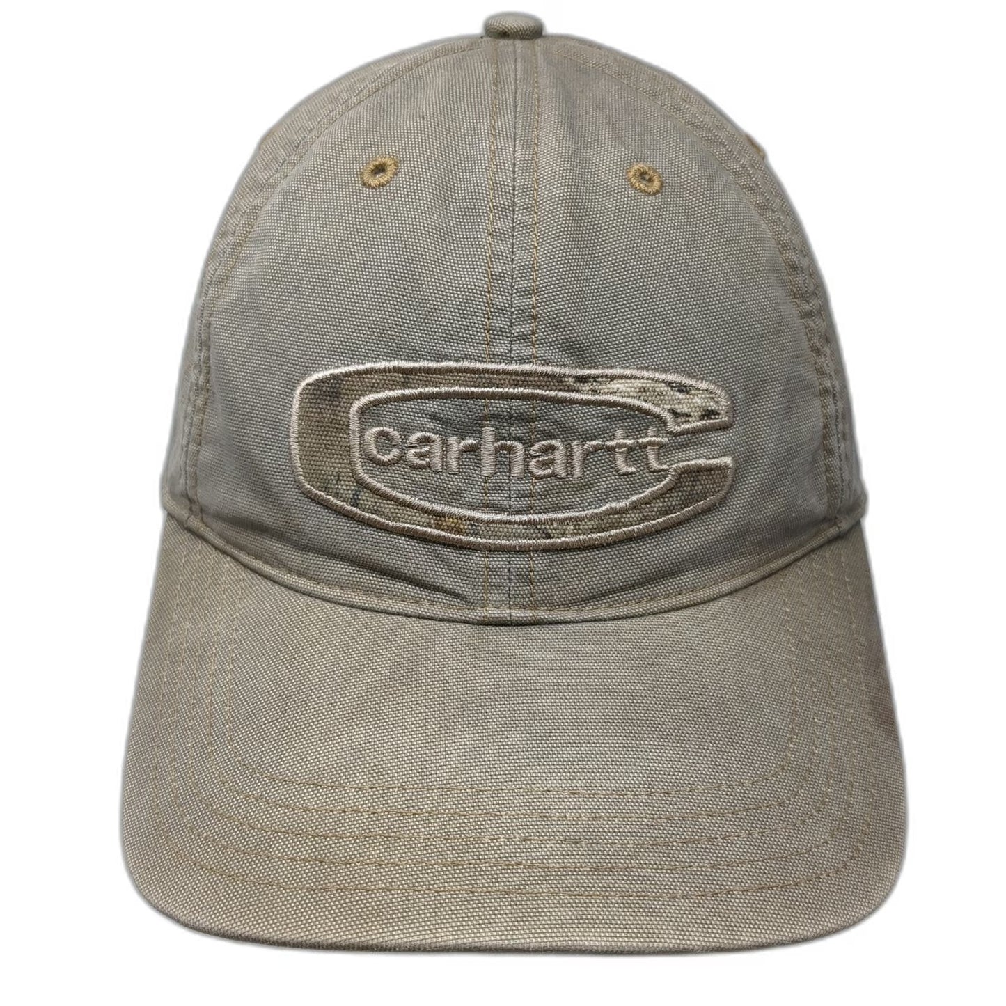 Carhartt Baseball Cap Brown One Size Camo Underbrim Since 1889 Hat Strapback