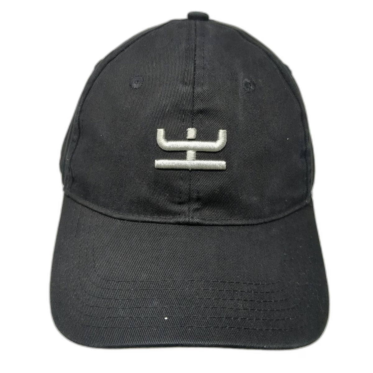 Helium Network Baseball Cap Black One Size Adjustable Embroidered Cotton Hat