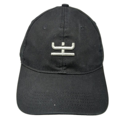 Helium Network Baseball Cap Black One Size Adjustable Embroidered Cotton Hat