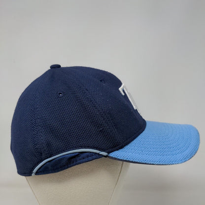 New Era Men's Fitted Hat Blue Size L/XL Embroidered Tampa Bay Rays Logo