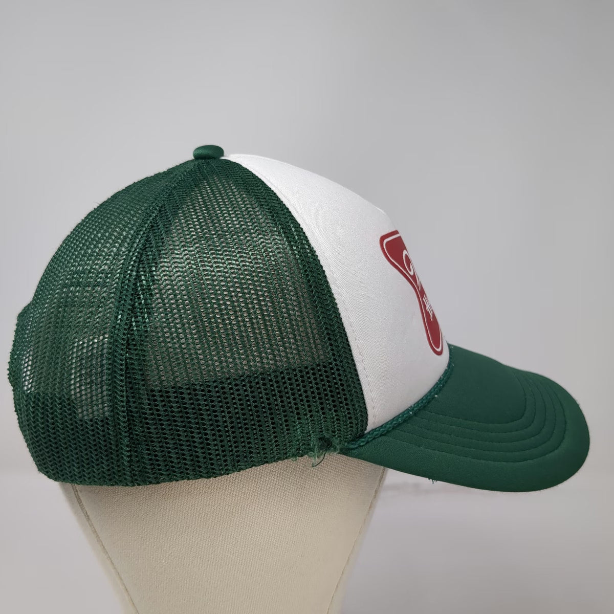 American Needle Trucker Hat Green One Size Miller High Life Mesh Snapback Rope