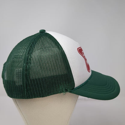 American Needle Trucker Hat Green One Size Miller High Life Mesh Snapback Rope