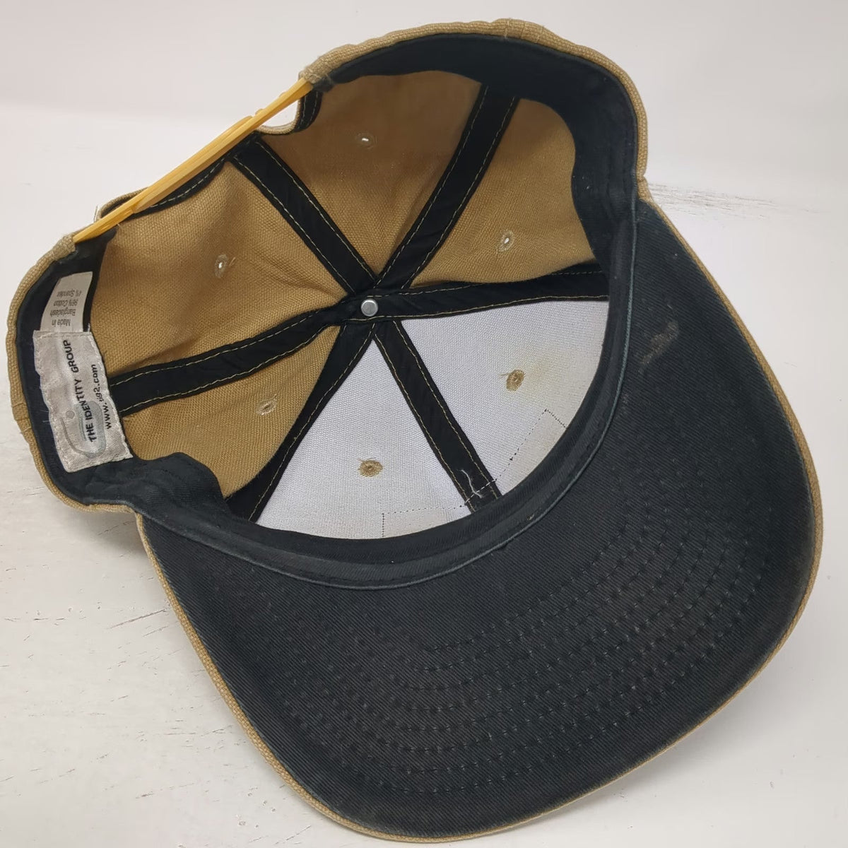 Identity Group Snapback Brown OSFM Vermeer Mountain West Patch Canvas Work Hat