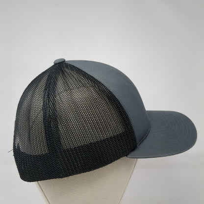 DK Constructors Snapback Mesh Back Trucker Hat Gray One Size Outdoor