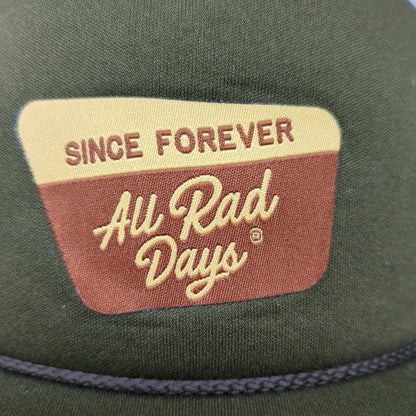 Since Forever All Rad Days Rope Trucker Hat Multi One Size Mesh Back