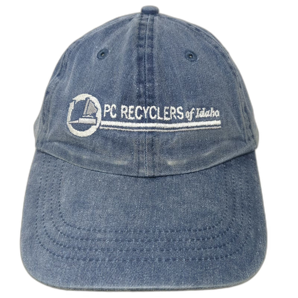 Port & Company Baseball Cap Blue One Size PC Recyclers of Idaho Strapback Hat