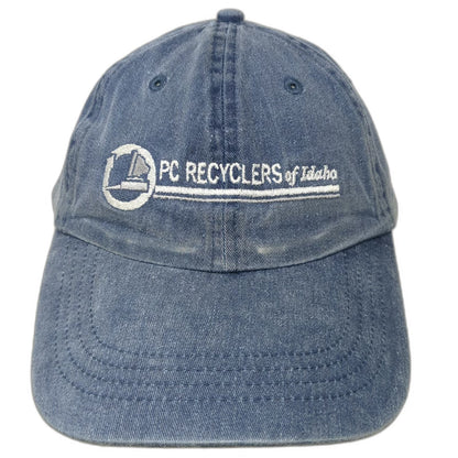 Port & Company Baseball Cap Blue One Size PC Recyclers of Idaho Strapback Hat