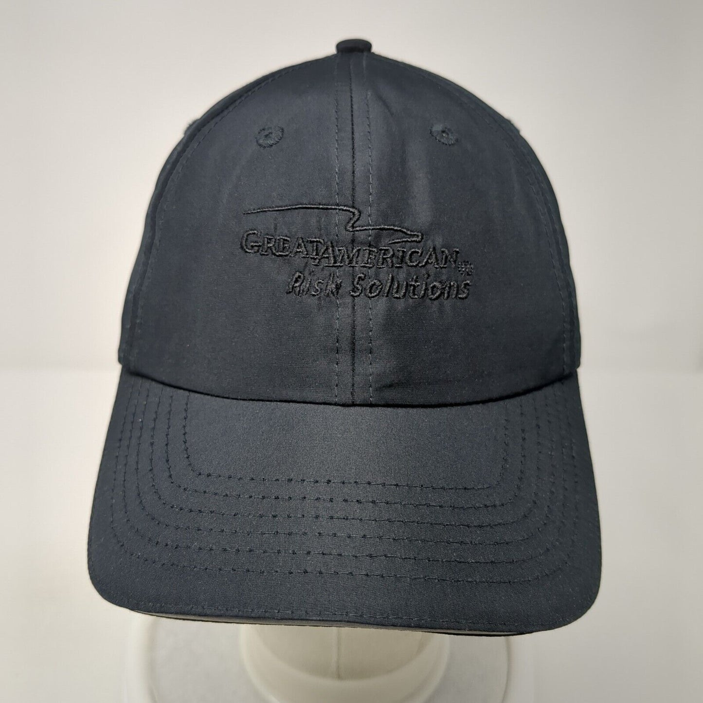 Great American Risk Solutions Strapback Hat Black One Size Adjustable