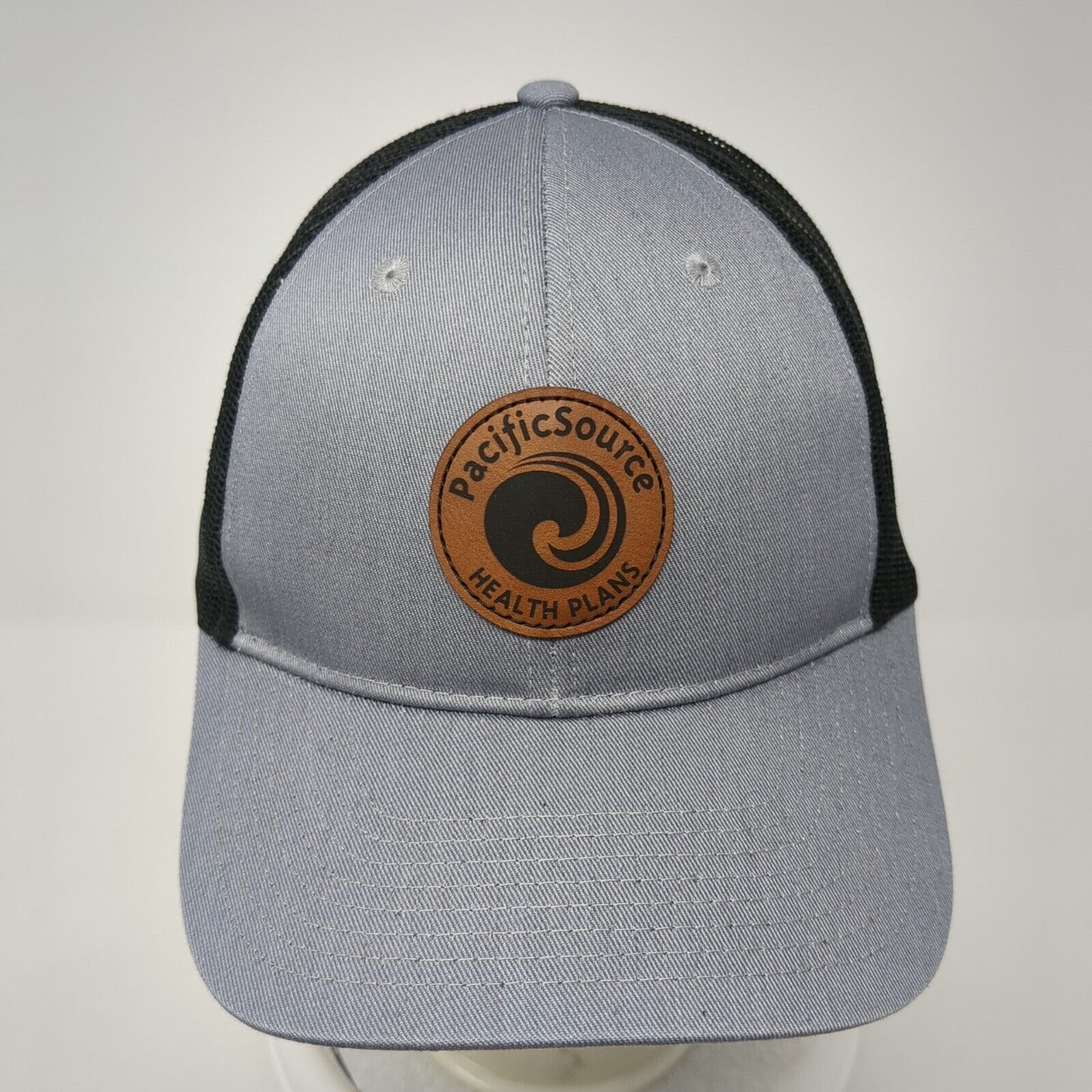 Pacific Source Health Plan Snapback Trucker Hat Gray OS Mesh Back Port Authority