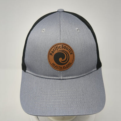 Pacific Source Health Plan Snapback Trucker Hat Gray OS Mesh Back Port Authority