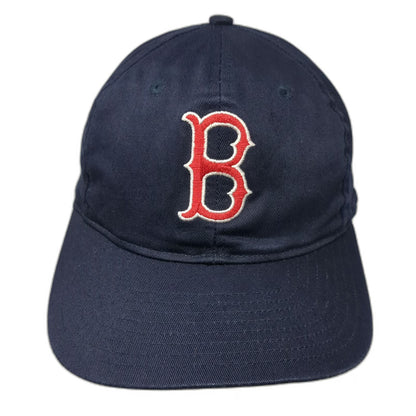 Boston Red Sox MLB Twins Enterprise Snapback Blue Hat One Size Green Underbrim