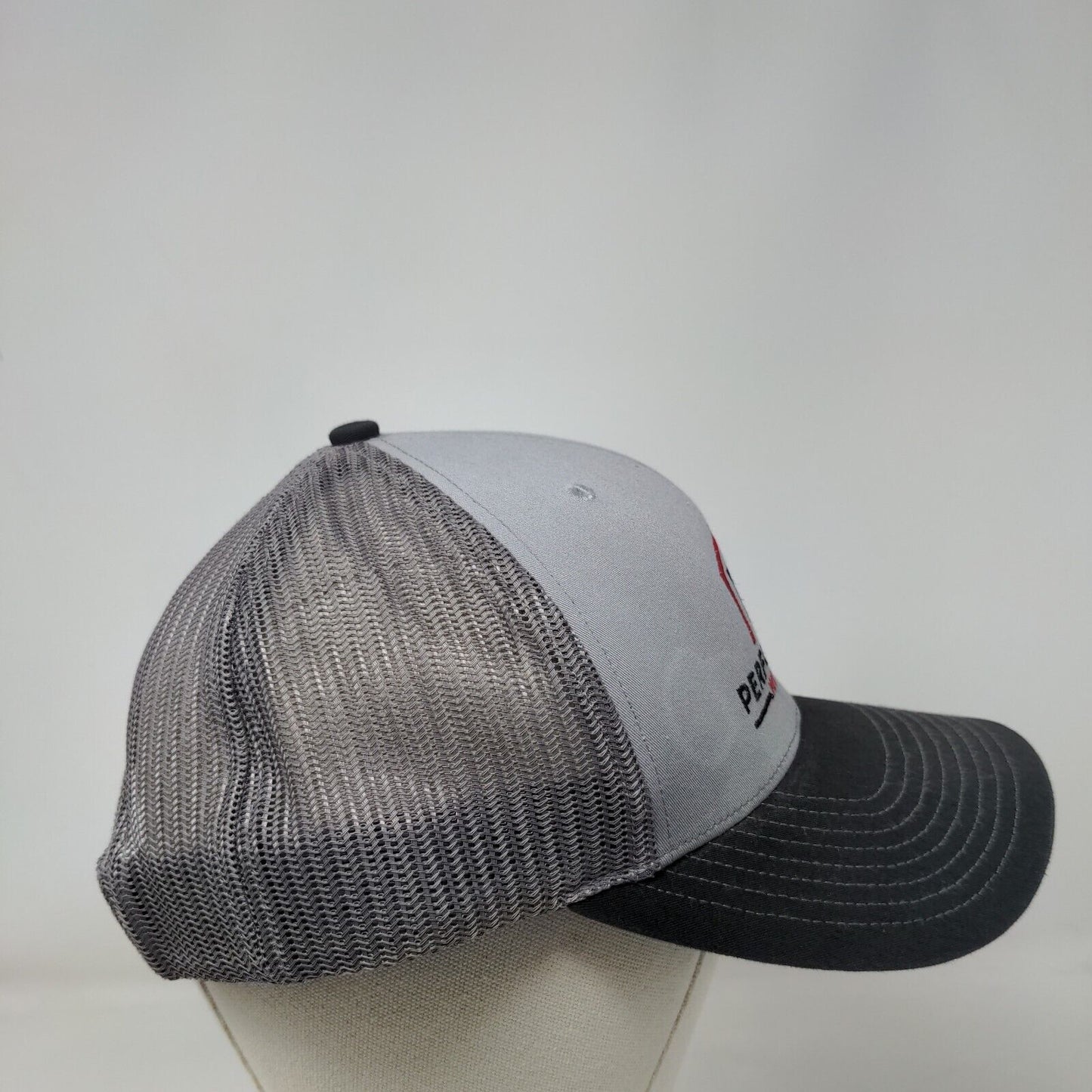 Performance Windows Snapback Trucker Hat Gray One Size Mesh Back