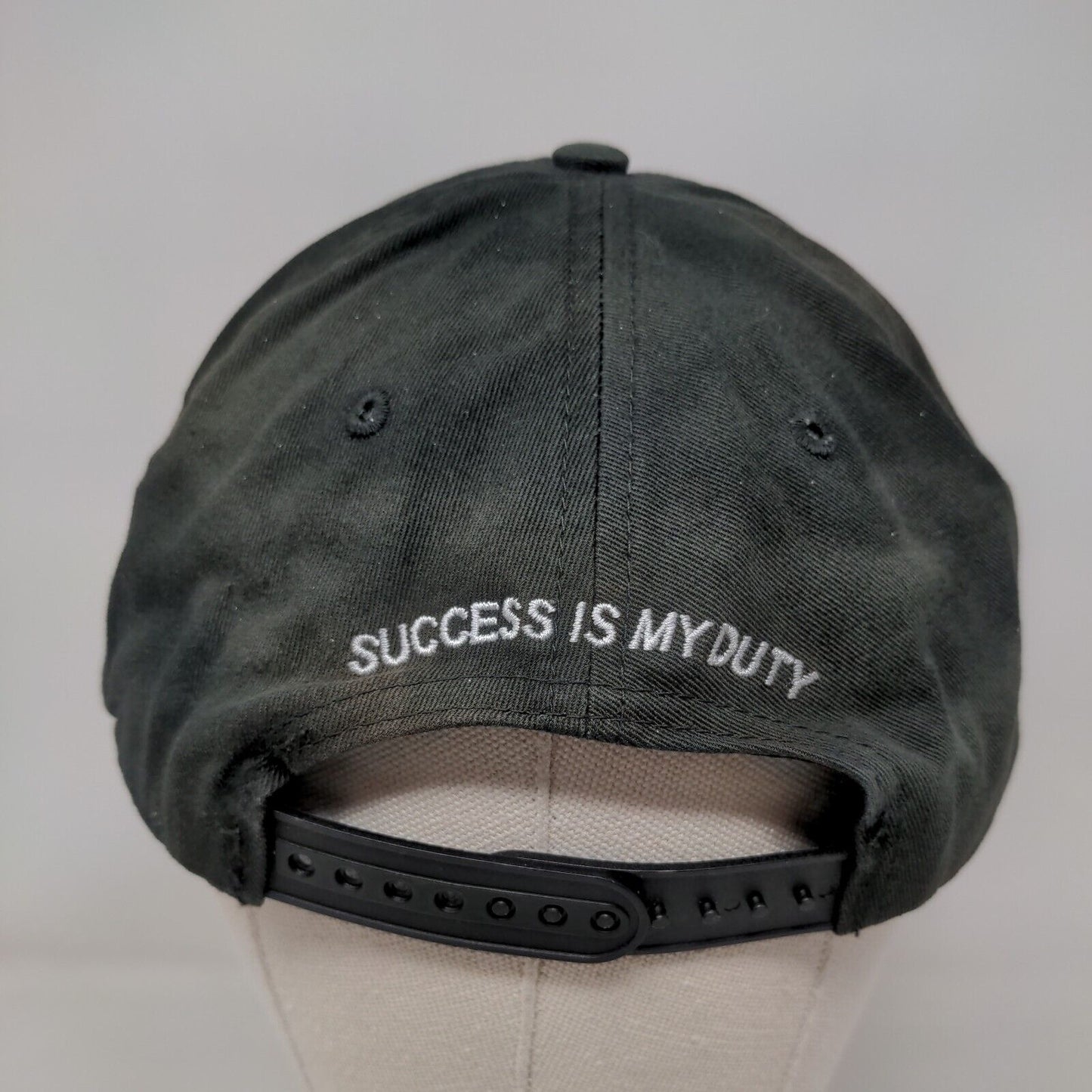 10X Success Is My Duty Snapback Hat Black Embroidered Grant Cardone