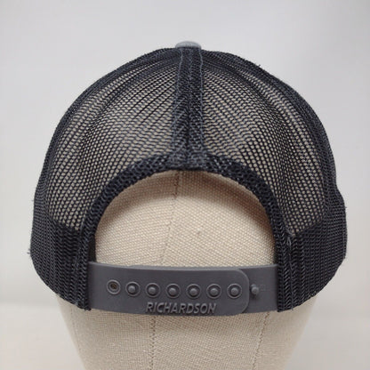 Idaho Wine Snapback Mesh Back Trucker Hat Gray M/L Embroidered