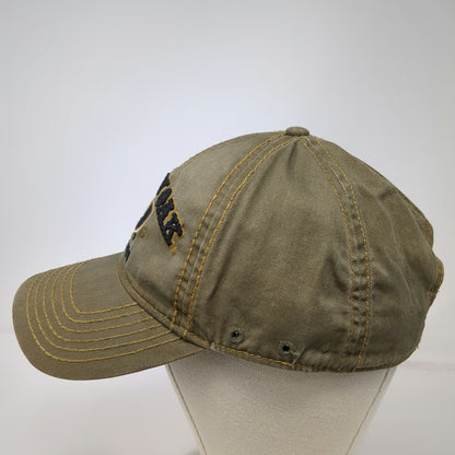 Mossy Oak Baseball Cap Brown One Size Contrast Stitching Adjustable Logo Hat