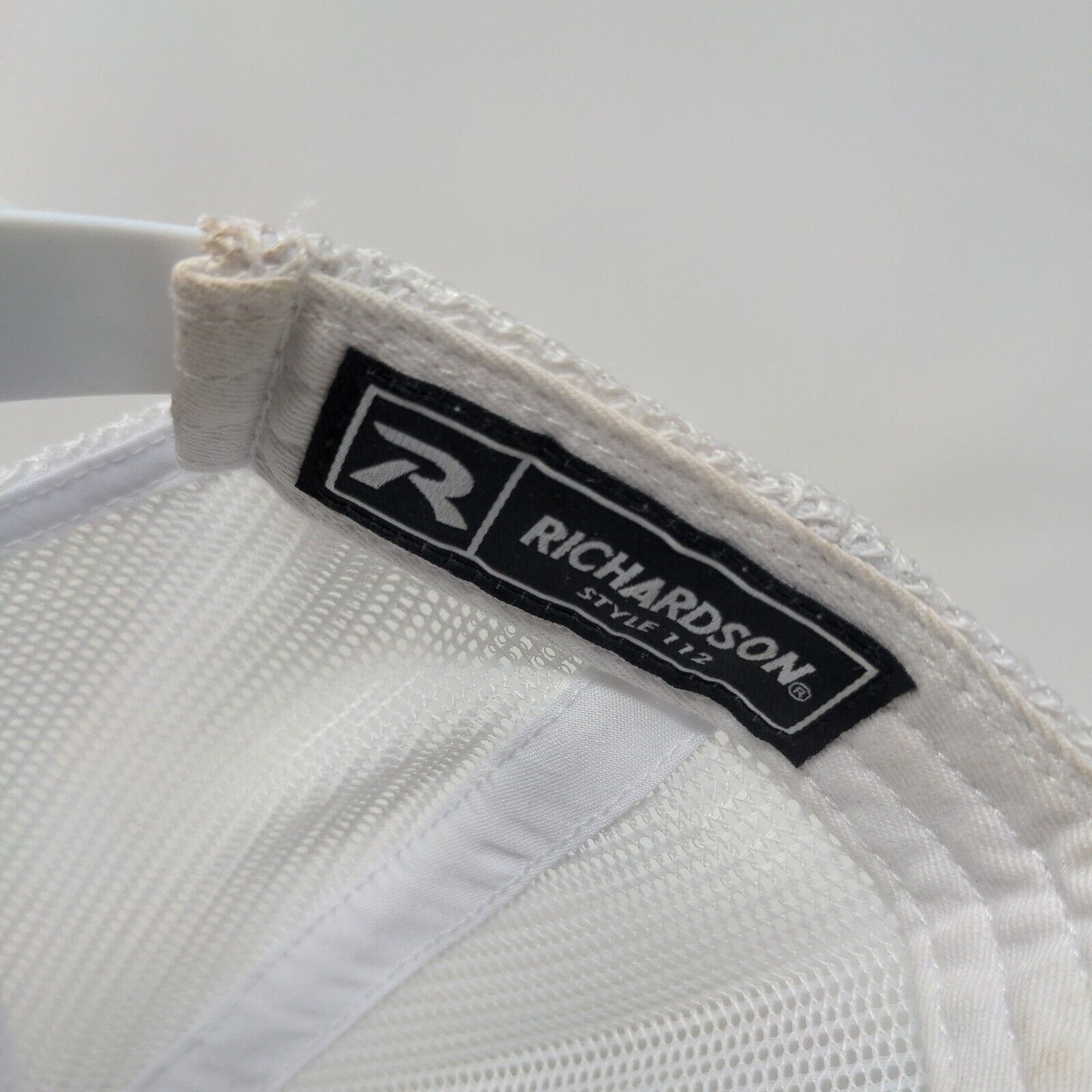 Richardson Snapback Trucker Hat Blue Adjustable Embroidered Letters