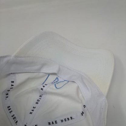 I DO Slideback Hat White OSFM Adjustable Embroidered 6 Panel Rae Dunn