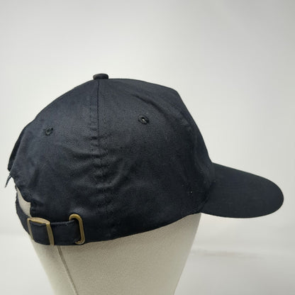 NWTF 5 Panel Black Hat One Size Golden Gobbler 2003 Embroidered Turkey Slideback