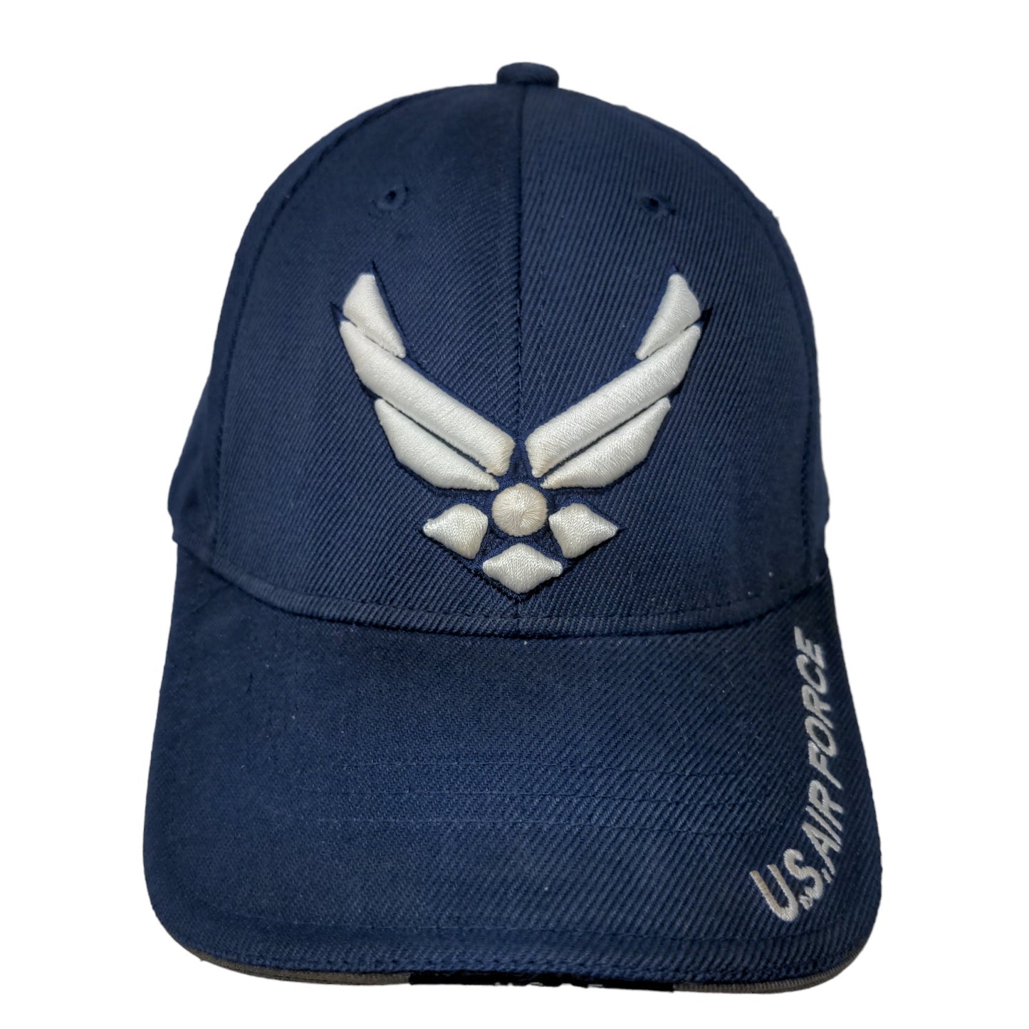 Rapid Dominance Men's Strapback Hat Blue OSFA Embroidered Big Air Force Logo