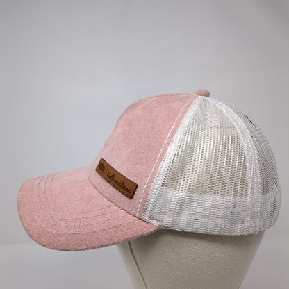 Yellowstone Snapback Trucker Hat Pink OSFA Adjustable Mesh Back Legacy Polyester