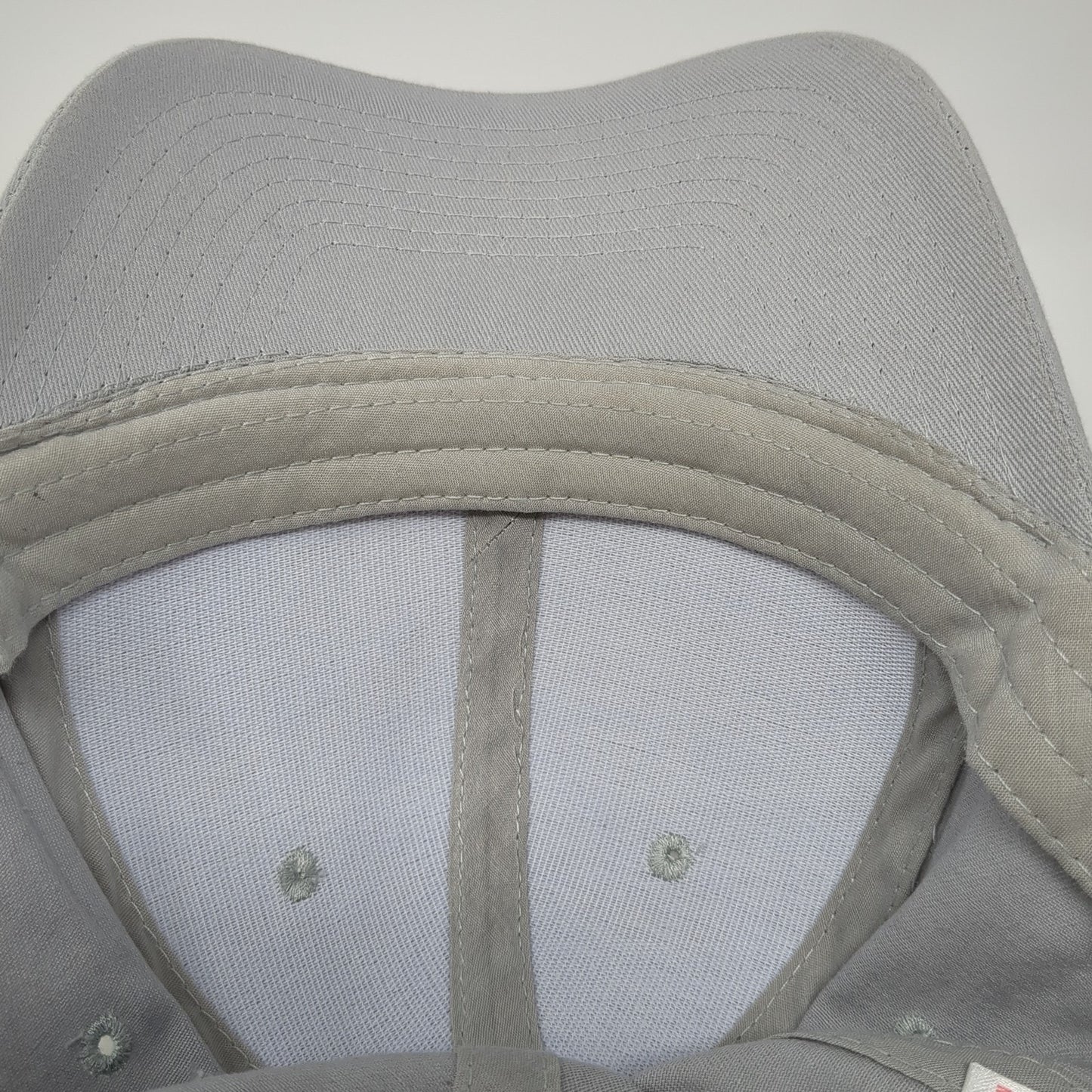 Cobra Snapback Hat Gray One Size Solid Adjustable Vent Holes Blank
