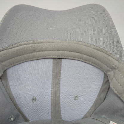 Cobra Snapback Hat Gray One Size Solid Adjustable Vent Holes Blank