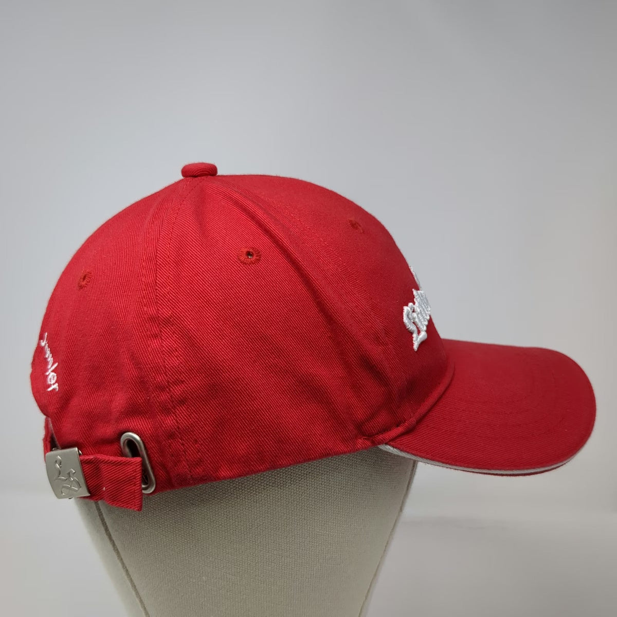Little Switzerland Baseball Cap Red One Size Caribbean Jeweler Sandwich Brim Hat