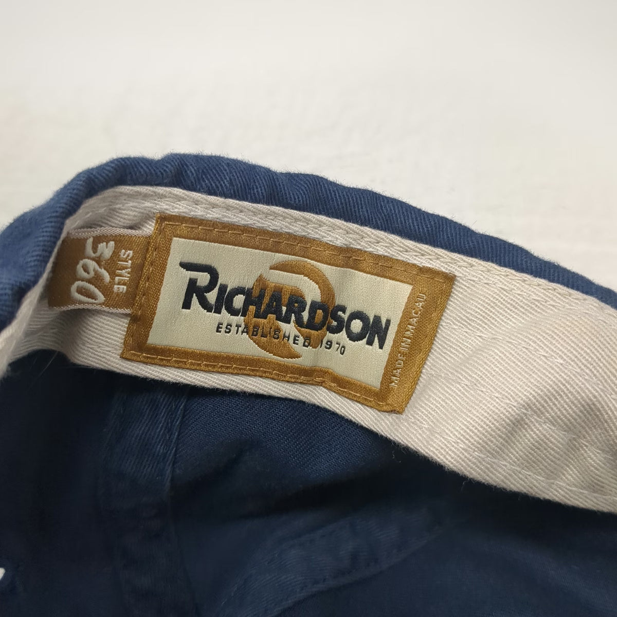 Richardson Baseball Cap Blue OSFM Coeur d'Alene Resort Golf Floating Green Hat