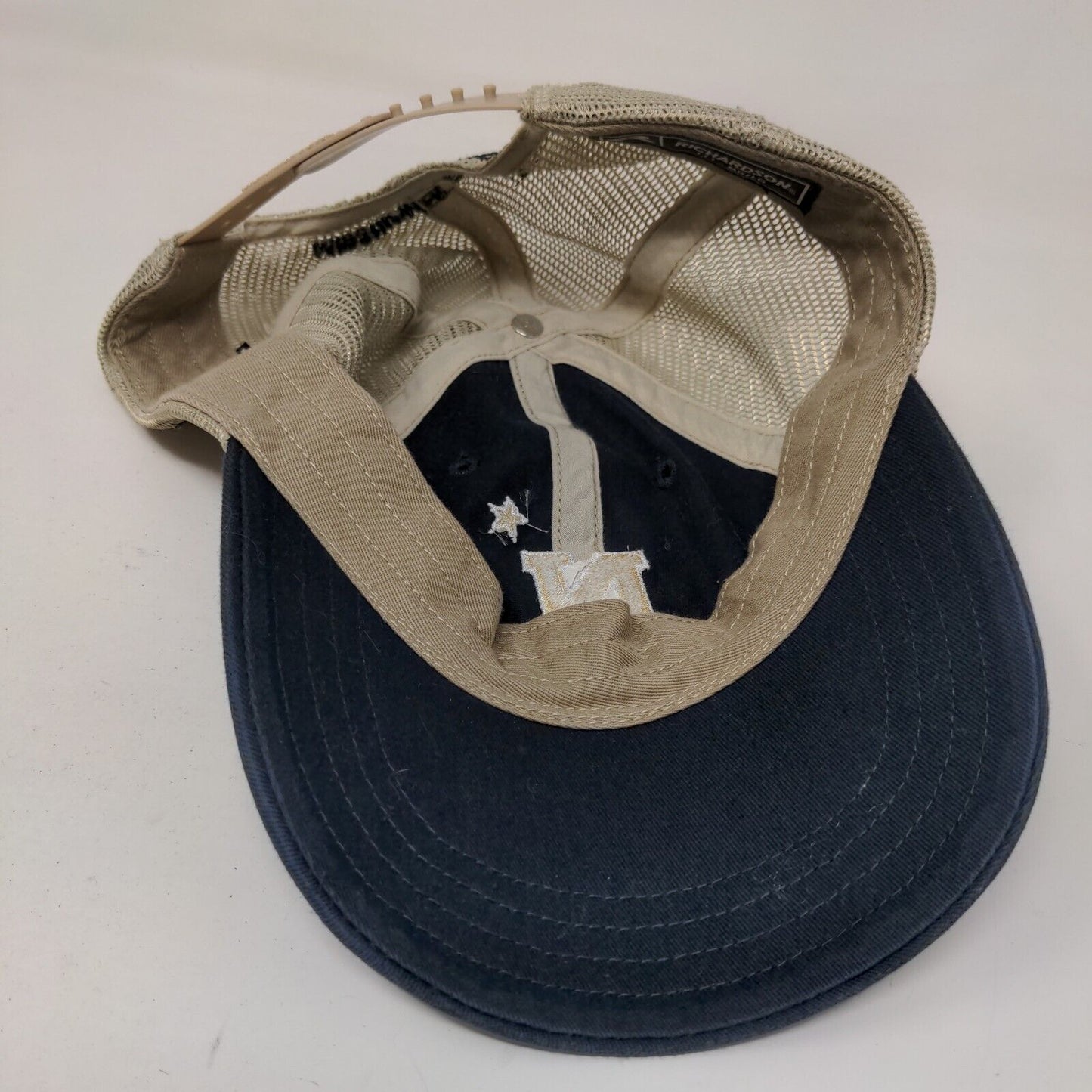 Richardson Men's Snapback Mesh Back Hat Multicolor Size M/L Navy Midshipmen