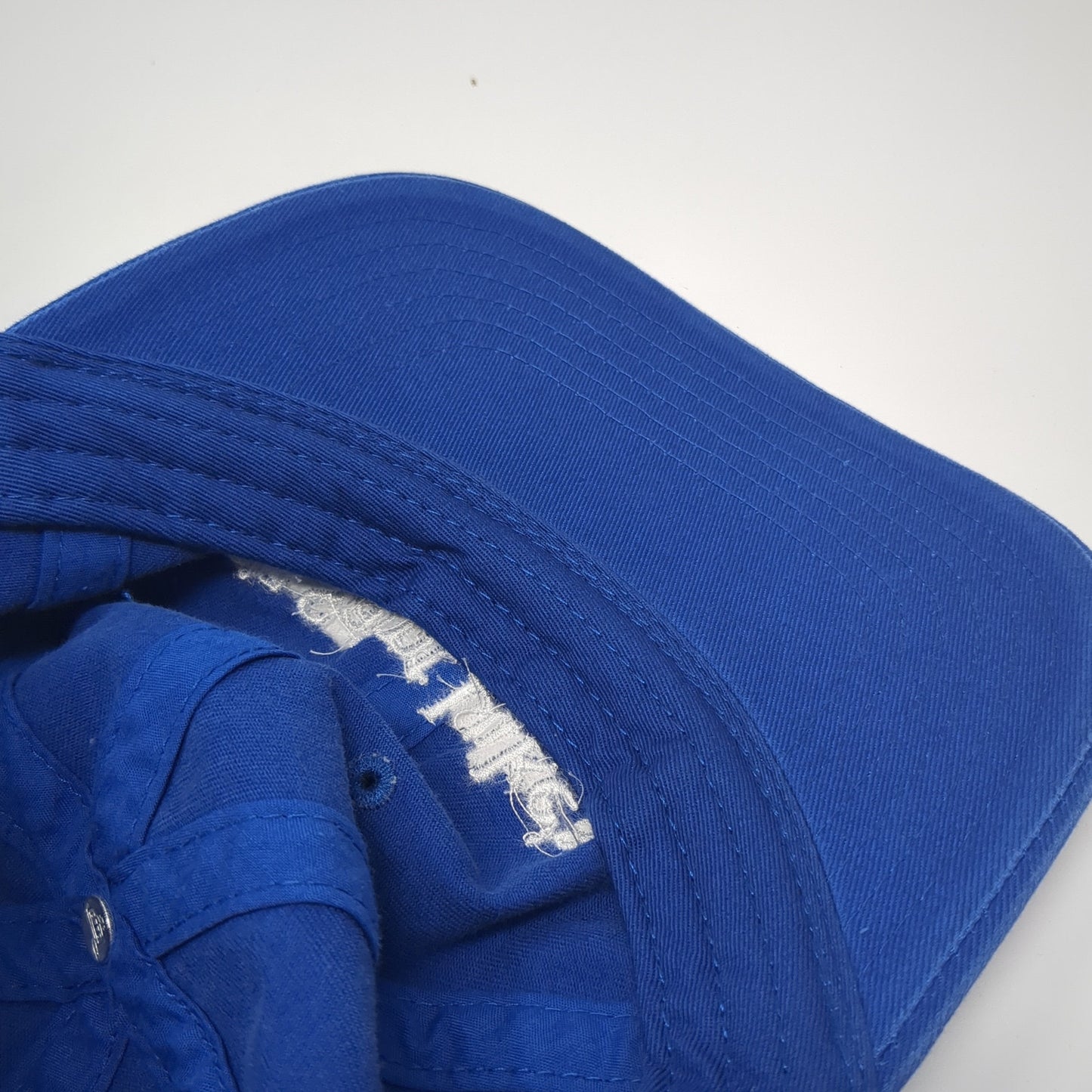 Saint Luke's Slideback Hat Blue One Size Adjustable Embroidered Otto