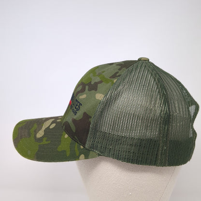 Warning Lites Of St. Louis Trucker Hat Multi OS Adjustable Camo Mesh Yupoong