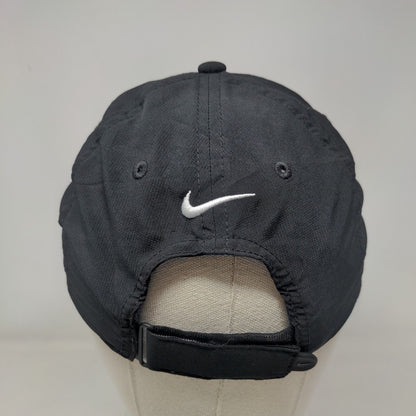 Nike Legacy91 Strapback Hat Black OSFM Embroidered Swoosh Dri-Fit