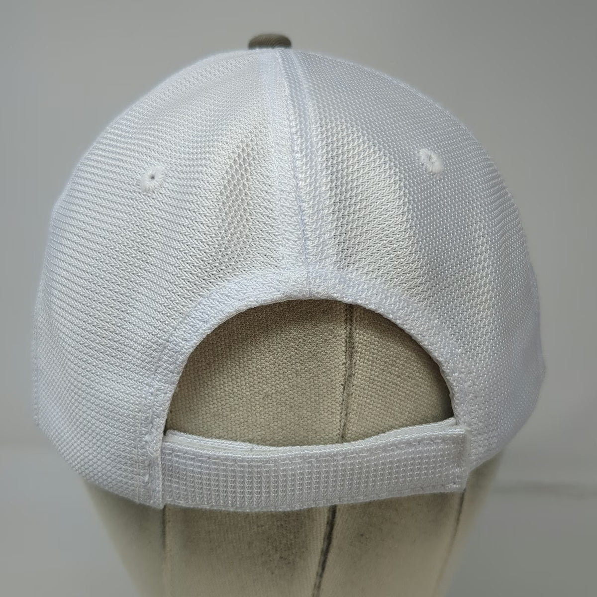 Fahrenheit Baseball Cap Brown White One Size Mesh Strapback Machine Shop Hat