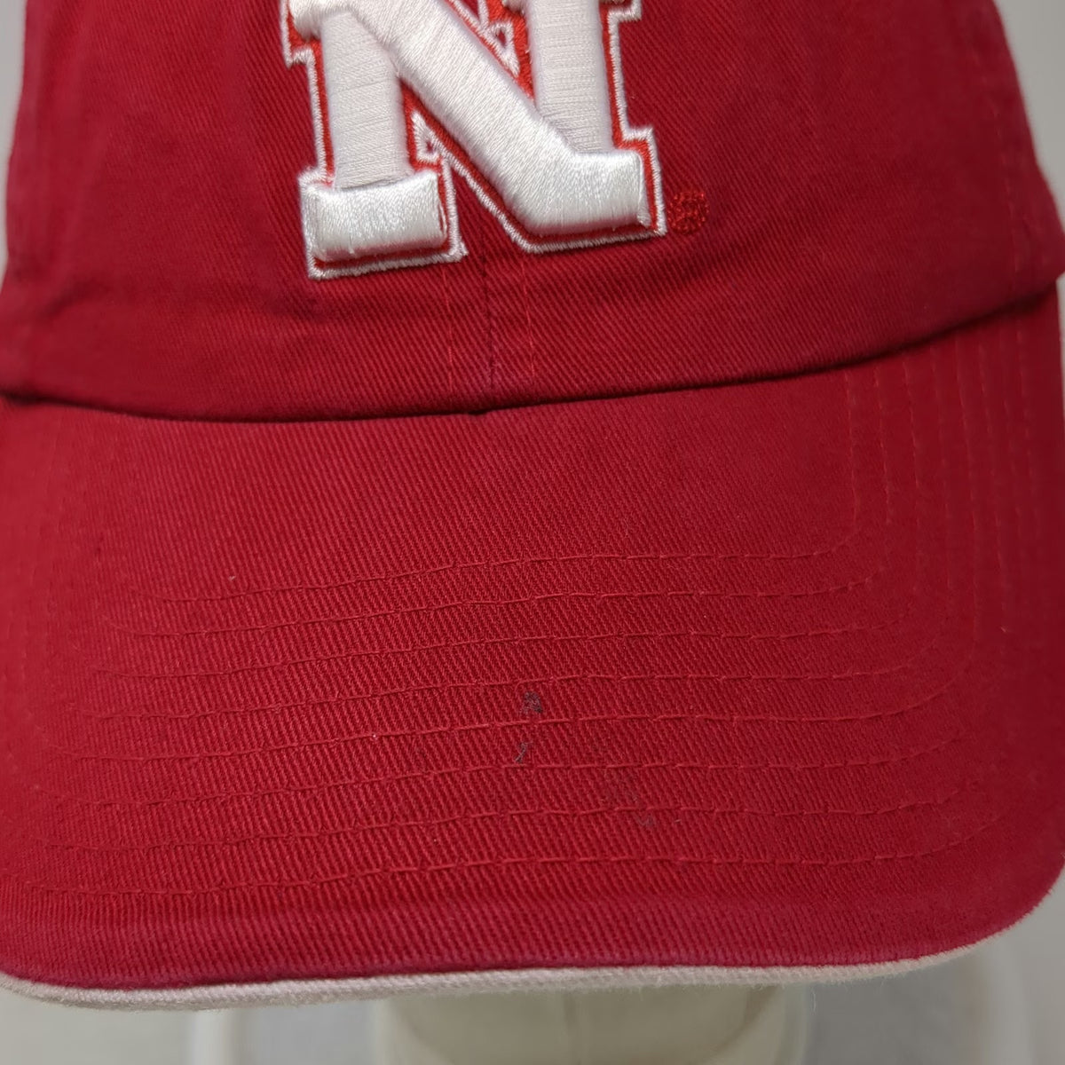 Nebraska Cornhuskers NCAA Top of the World Red One Size Slideback Cotton Hat