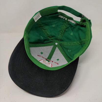 Marco's Pizza Men's Slideback Hat Green Black Adjustable Embroidered Logo Cotton