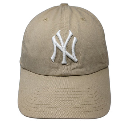 New York Yankees MLB '47 Brand Baseball Cap Beige White One Size Adjustable Hat