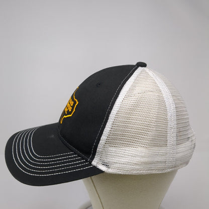 Texas Stress Inc. Snapback Trucker Hat Black One Size Mesh Back Outdoor