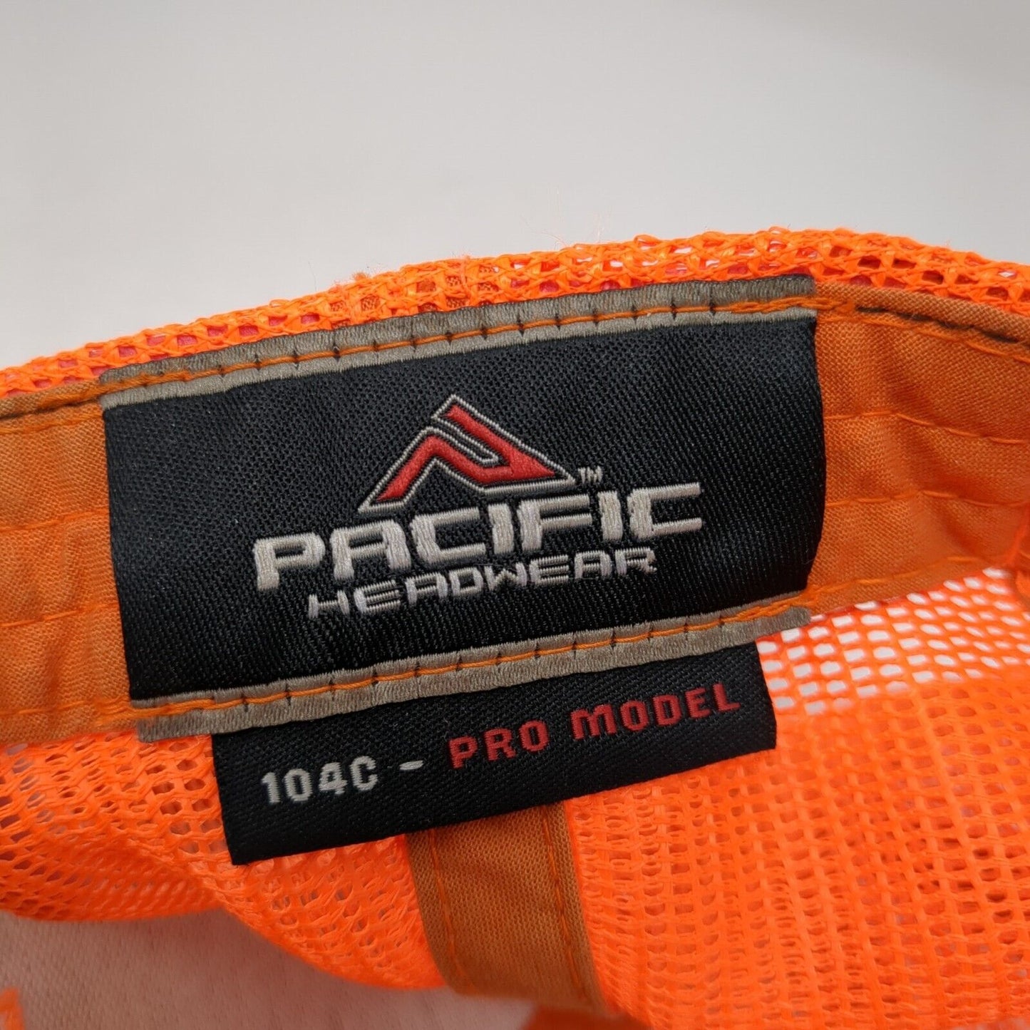 Pacific Headwear Snapback Trucker Hat Multicolor One Size Embroidered