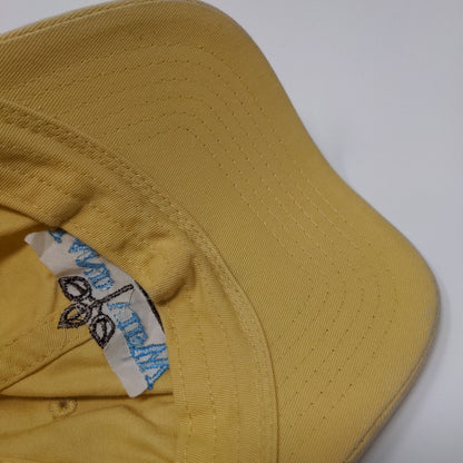 Land View Slideback Hat Yellow OSFA Embroidered Drift Creek Outdoors