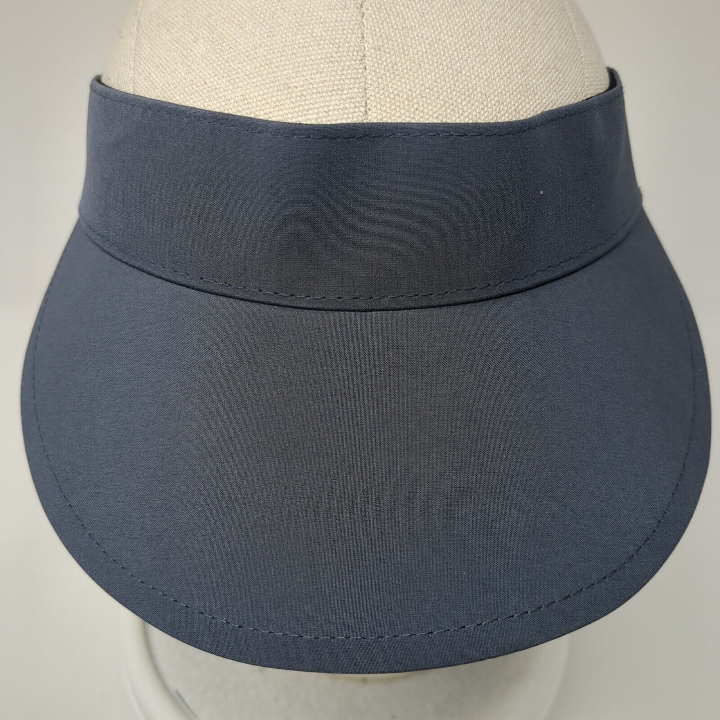 Unbranded Slideback Sun Visor Hat Slate Gray One Size Adjustable Blank