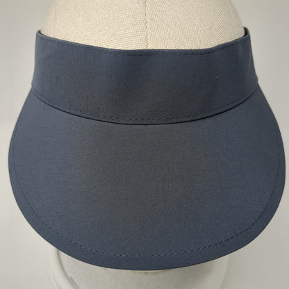 Unbranded Slideback Sun Visor Hat Slate Gray One Size Adjustable Blank