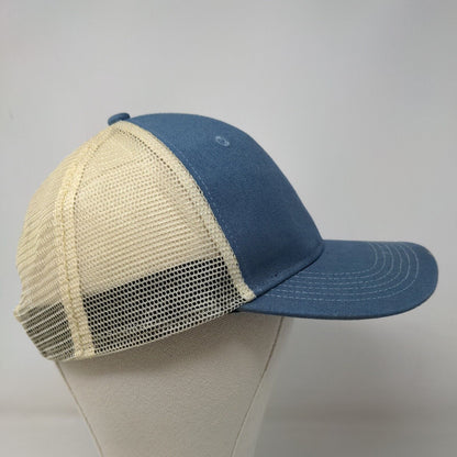 Outdoor Cap Men's Snapback Mesh Back Hat Blue Size OSFM Lincoln Outfitters Logo